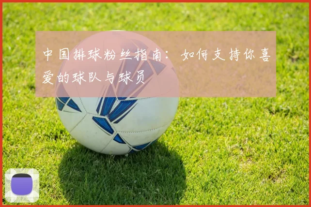 中国排球粉丝指南：如何支持你喜爱的球队与球员