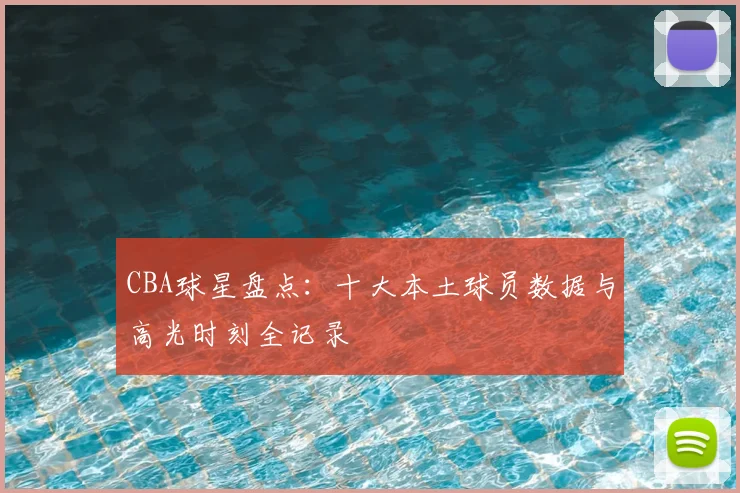 CBA球星盘点:十大本土球员数据与高光时刻全记录